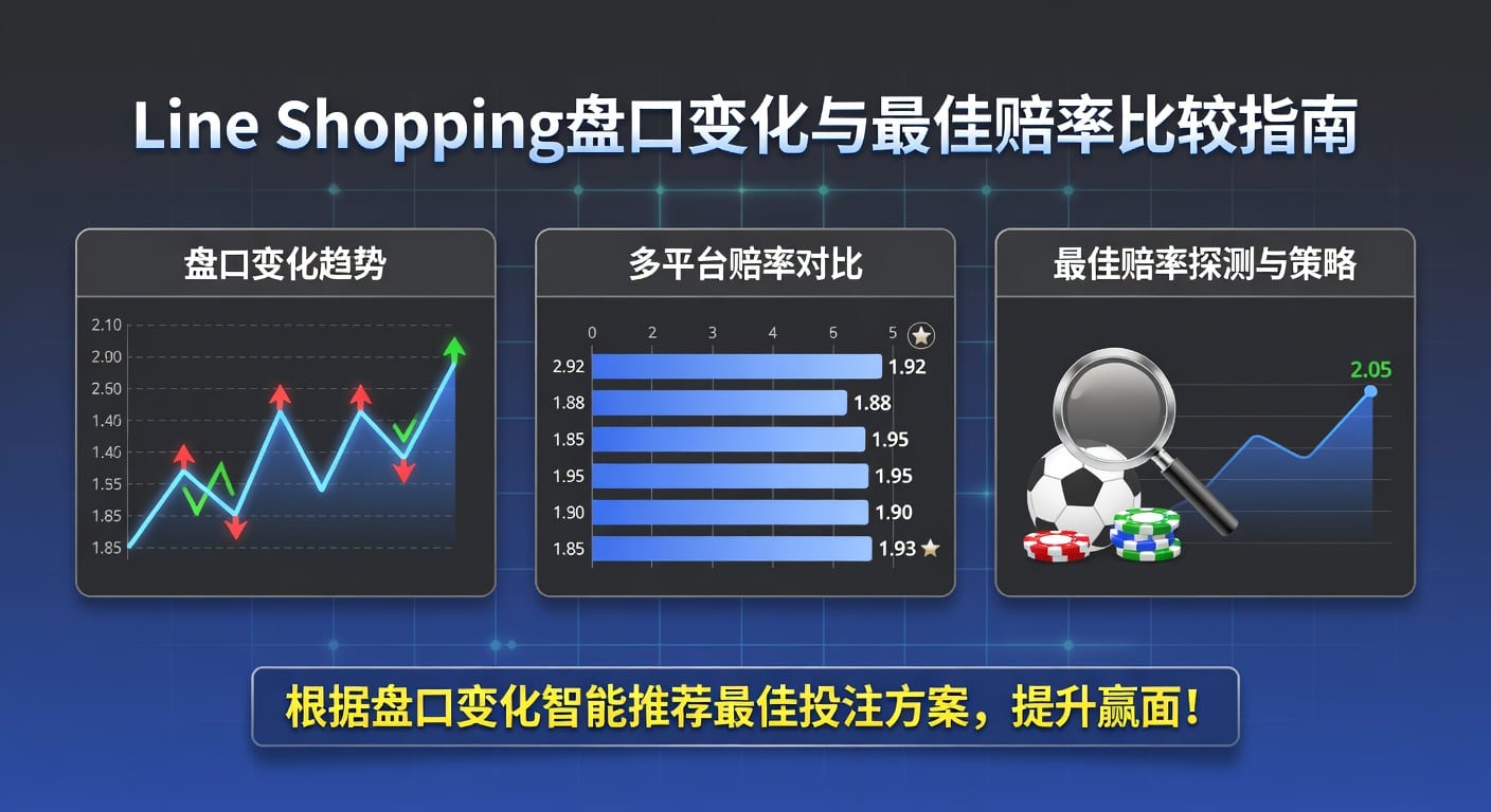 Line Shopping 最佳赔率比较：体育竞猜实用技巧